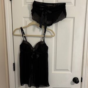 Gilligan & O'Malley Black Chemise Set